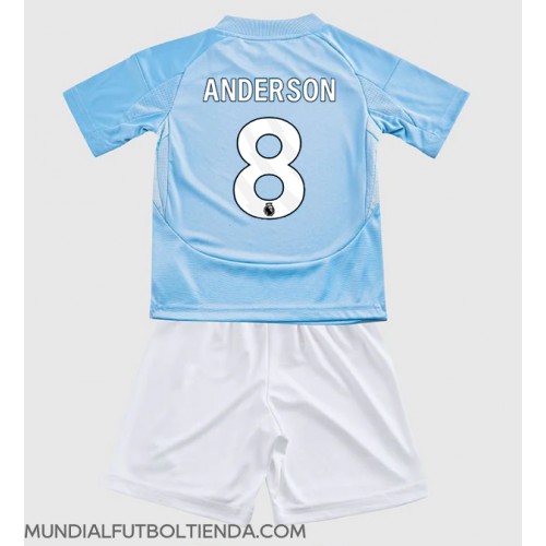 Camiseta Nottingham Forest Elliot Anderson #8 Tercera Equipación Replica 2024-25 para niños mangas cortas (+ Pantalones cortos)